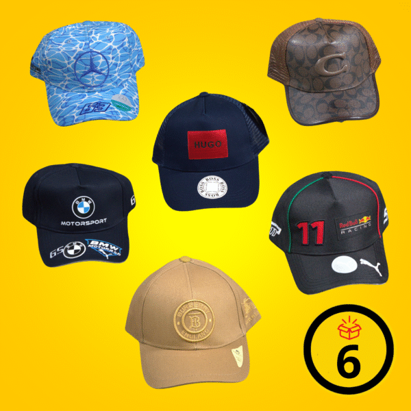 Cajita 6 Gorras premium