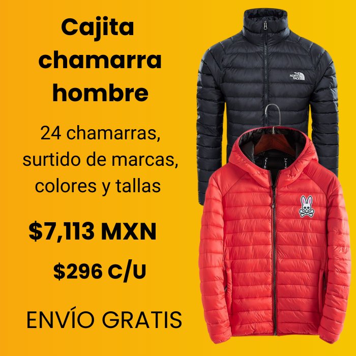 24 chamarras para caballero