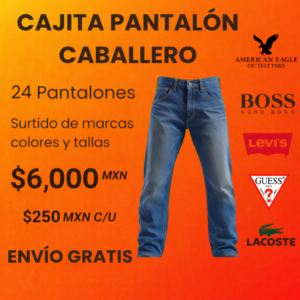 Cajita 24 pantalones hombre