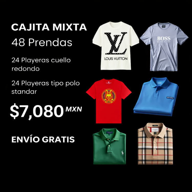 Cajita mixta grande caballero