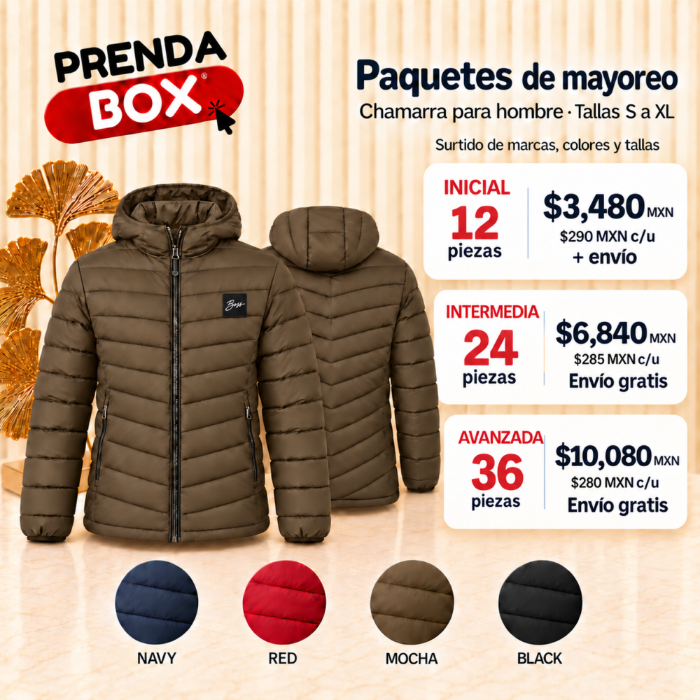 ChamarraBoss Chamarra para hombre – Mayoreo