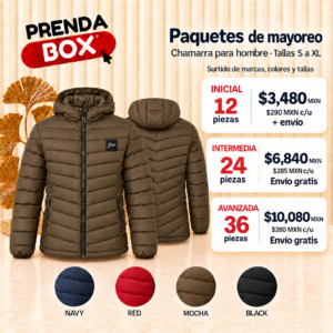 Chamarra para hombre – Mayoreo