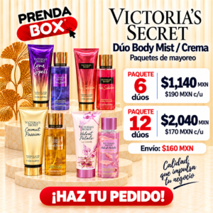 Dúo Body Mist + Crema Victoria’s Secret – Mayoreo